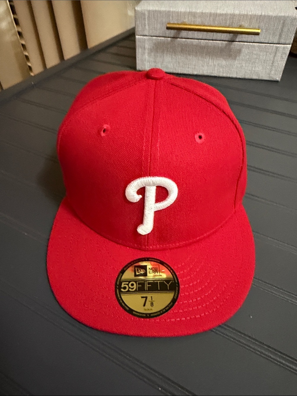 New Era Red Philadelphia Phillies Fitted Cap